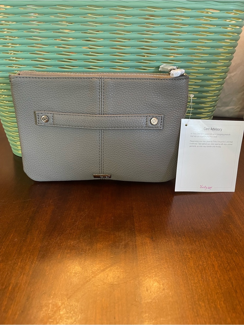 NWT Jewell by Thirty-One “Street Style" Crossbody Snake Skin SZ 9" W 6"H3"D